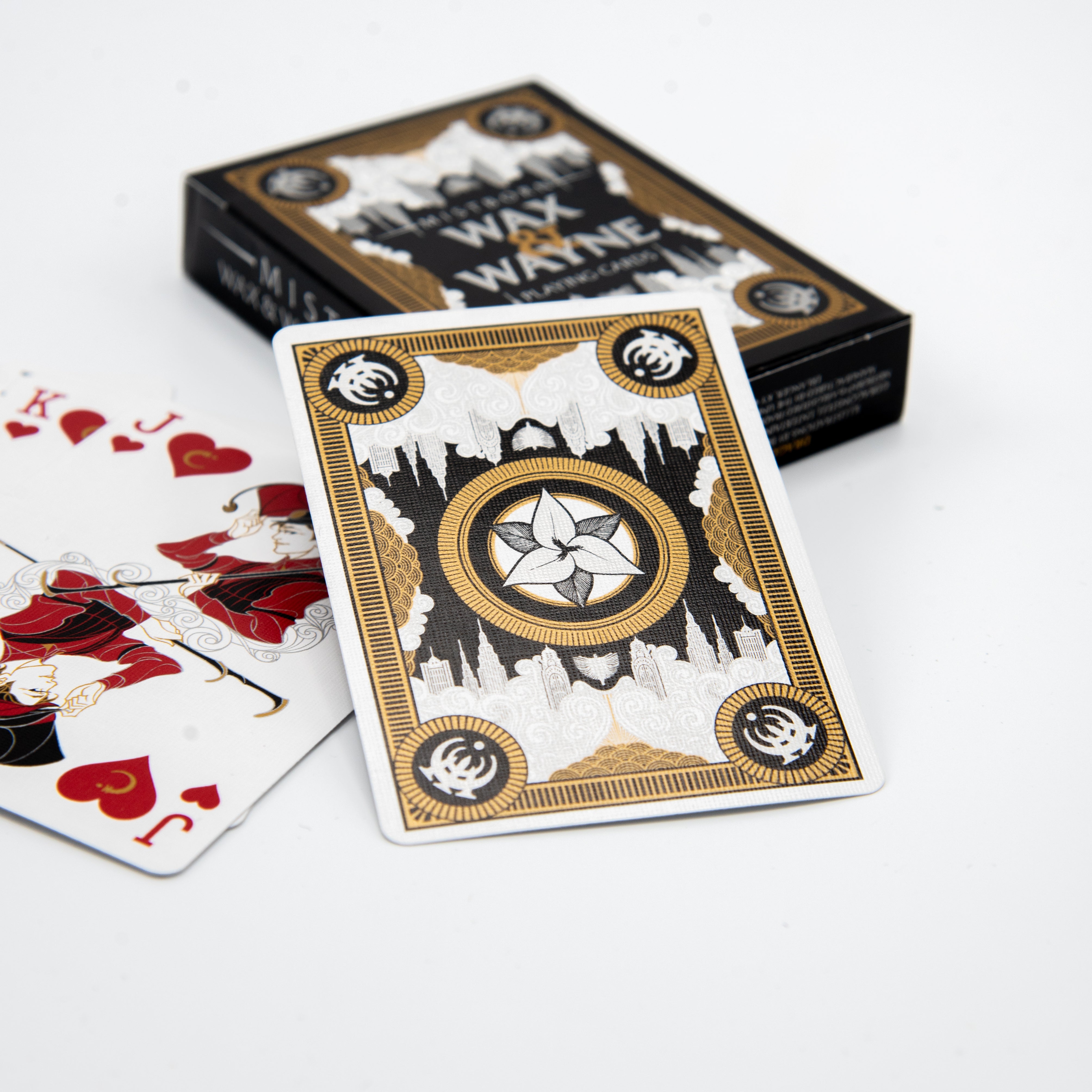 Premium Wax & Wayne Playing Cards - Fantasy-Themed Deck for Magic Tricks, Poker & Collectors - Perfect for Game Nights, Gifts & Cardistry Enthusiasts