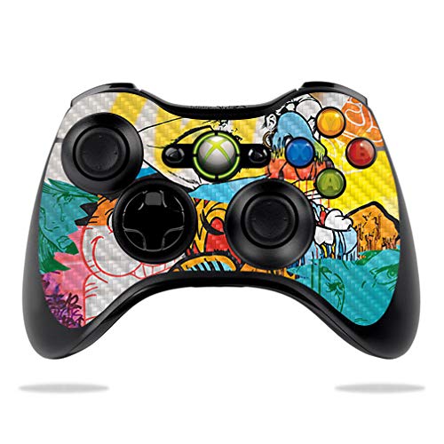 Premium Carbon Fiber Skin for Microsoft Xbox 360 Controller - Protective & Durable Textured Finish | Easy to Apply & Remove | Made in USA | Perfect for Gaming, Customization & Controller Protection