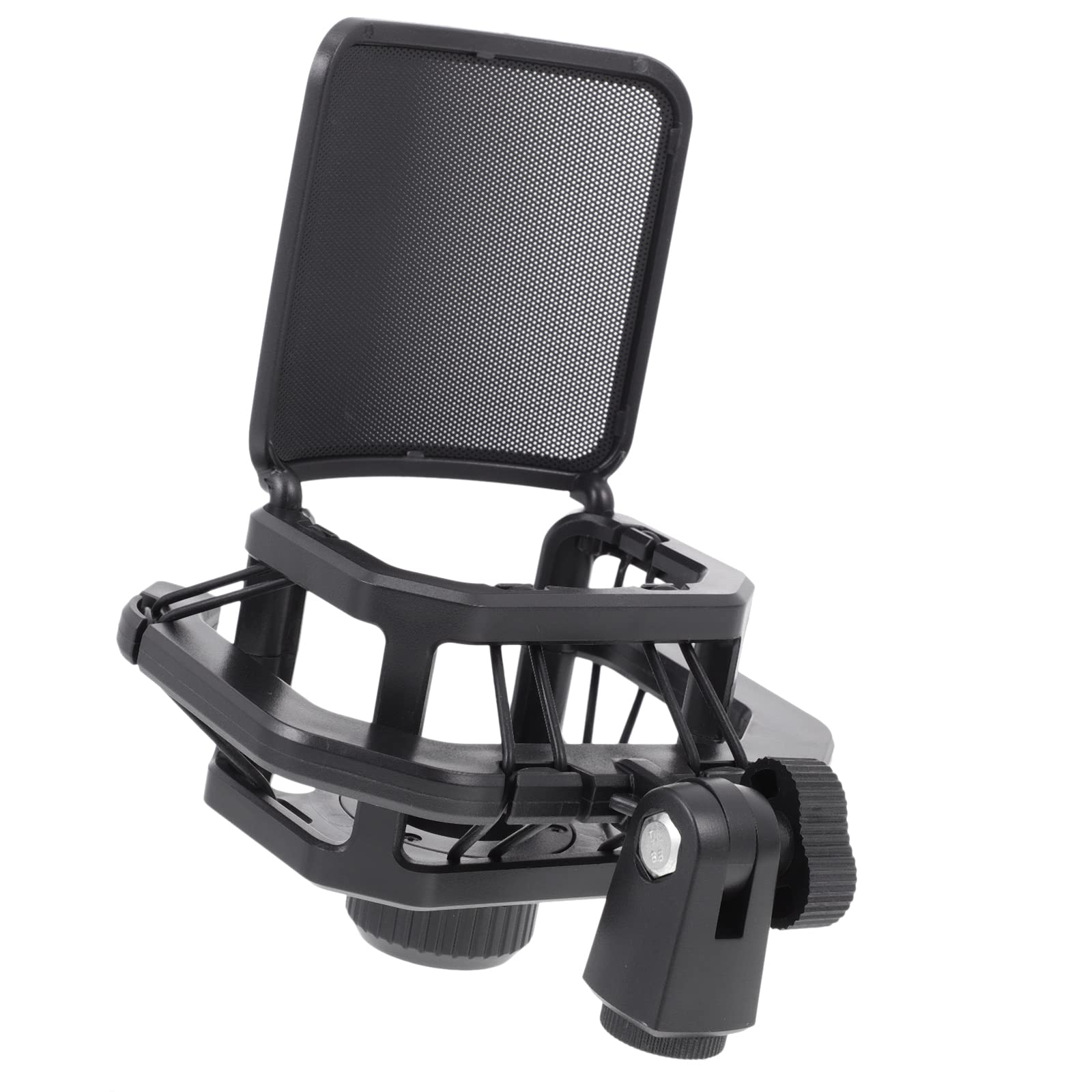 MILISTEN USB Microphone with Quakeproof Stand - Cardioid PC Mic for Streaming, Gaming & Recording - Stable Black Microphone Bracket Holder for Computer, Podcast & Home Studio Setup