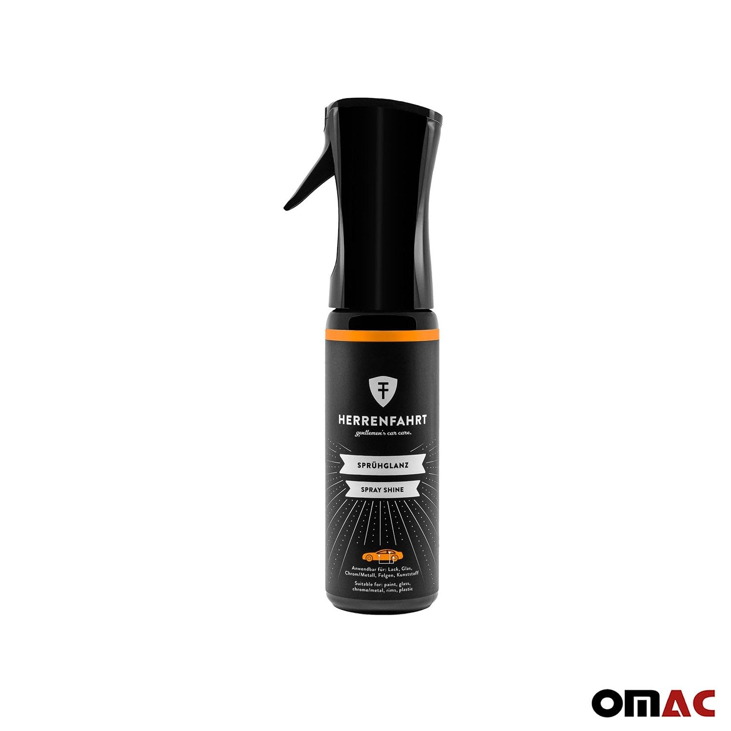 OMAC Gloss Paint Protection & Shine Spray Wax Polishing Kit - Premium Car Care Set for Ultimate Shine & Protection - Perfect for Car Detailing, Auto Show Prep & Daily Vehicle Maintenance