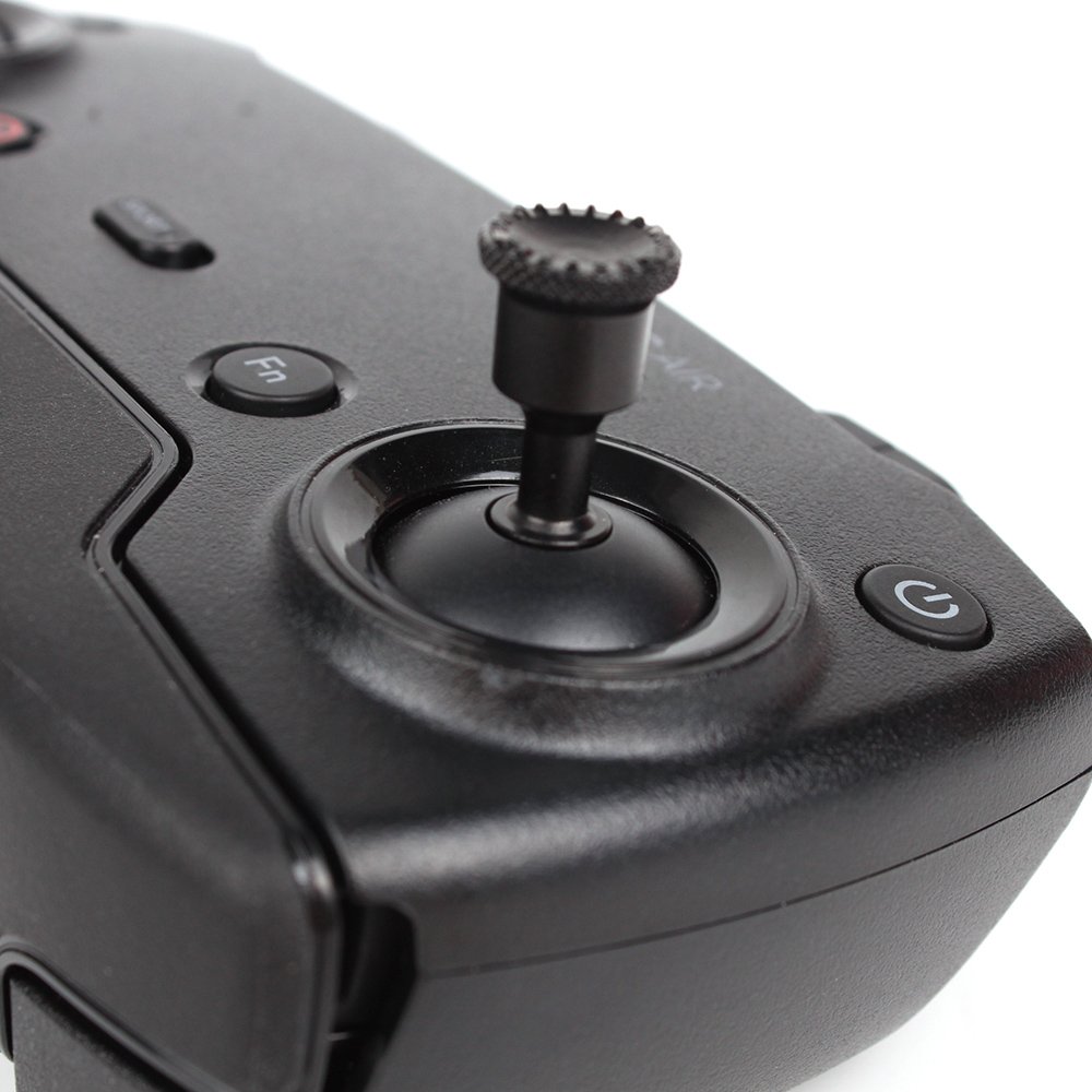 2 Pack Aluminum Alloy Thumb Joystick Protectors for DJI Mavic Air Remote Controller - Black | Compatible with DJI Mavic Air Drone Accessories | Perfect for Enhanced Grip and Protection During Aerial Photography