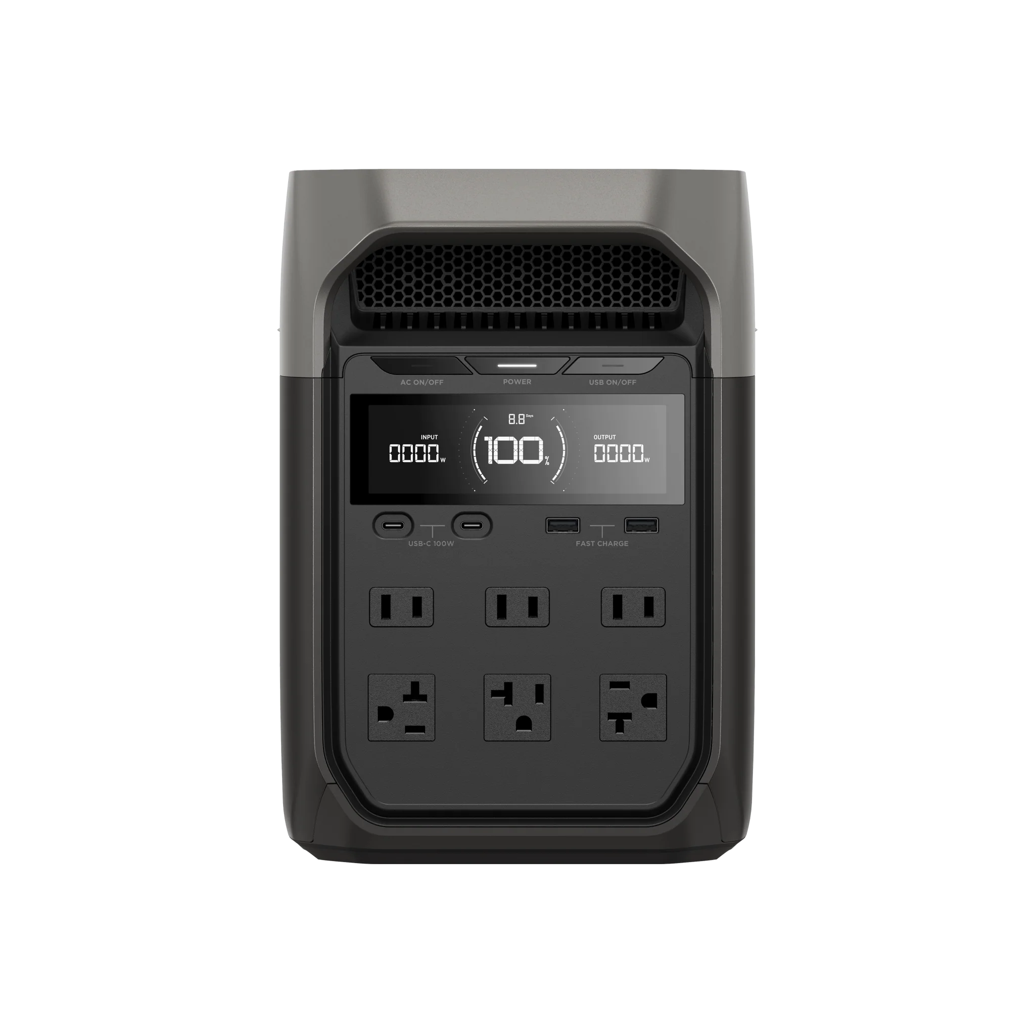 EcoFlow DELTA 3 Portable Power Station 1024Wh 1800W Solar Generator - Perfect for Camping, RV Trips & Emergency Power Backup