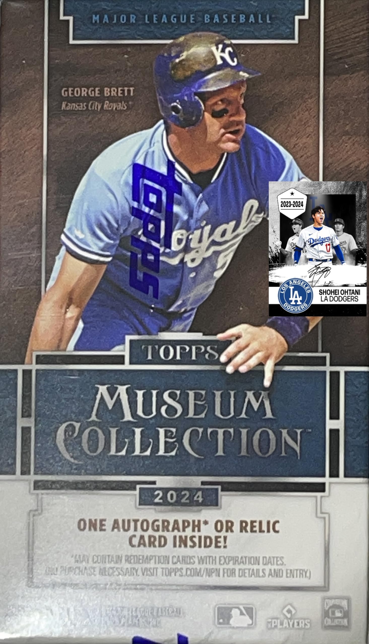 2024 Topps Museum Collection Baseball Hobby Mini-Box - Factory Sealed with Autographed Relic Card & On-Card Autograph - Includes Shohei Ohtani Special Card - Perfect for Baseball Card Collectors & MLB Fans - Great for Trading, Displaying, and Investment