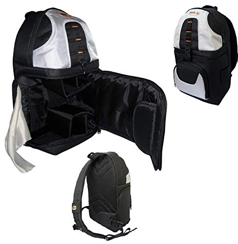 Pro Deluxe Sling Backpack Camera Bag for Canon EOS Rebel T8i & 90D DSLR - Waterproof Travel Case for Photography Hiking & Outdoor Adventures