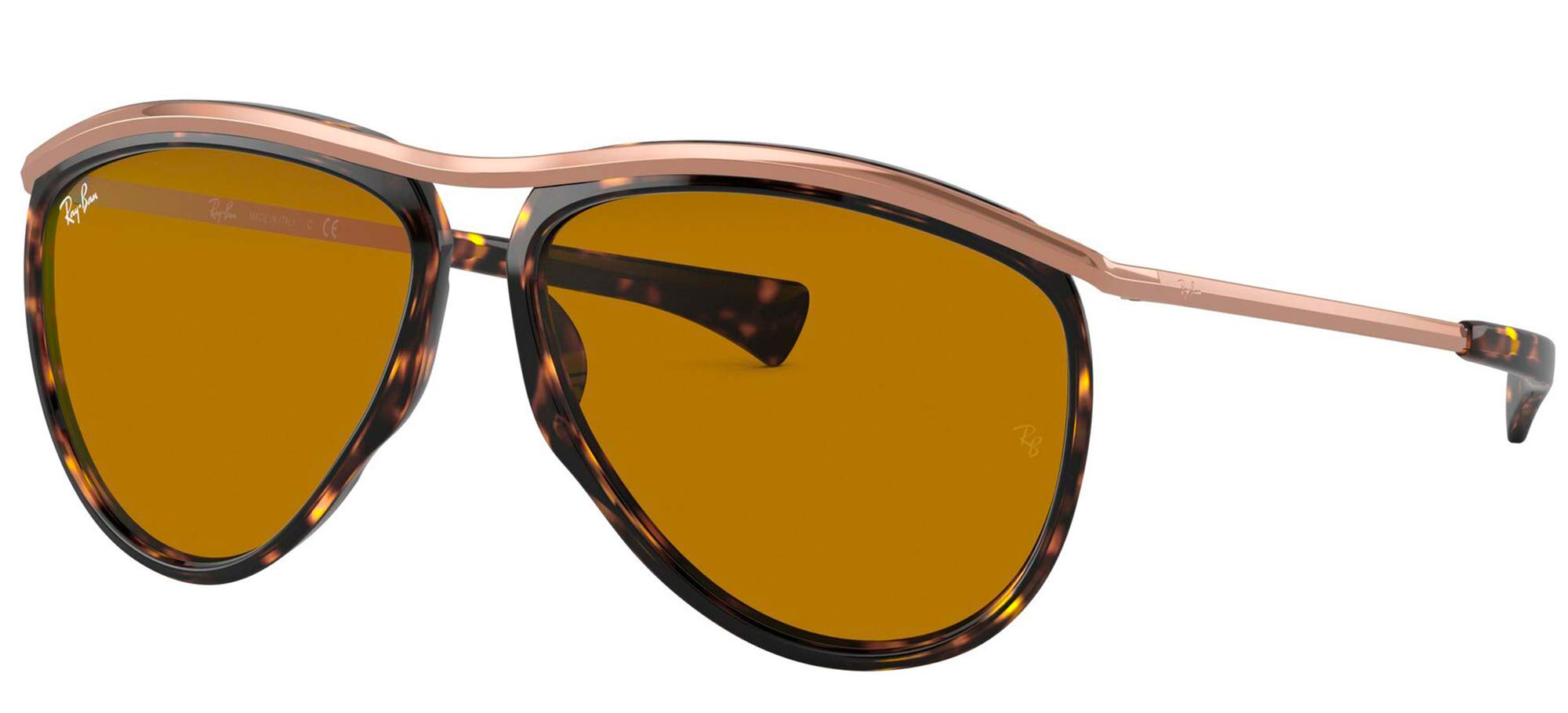 Ray-Ban RB2219 Olympian Aviator Sunglasses - Classic Polarized UV Protection for Men & Women - Perfect for Driving, Travel, and Outdoor Activities