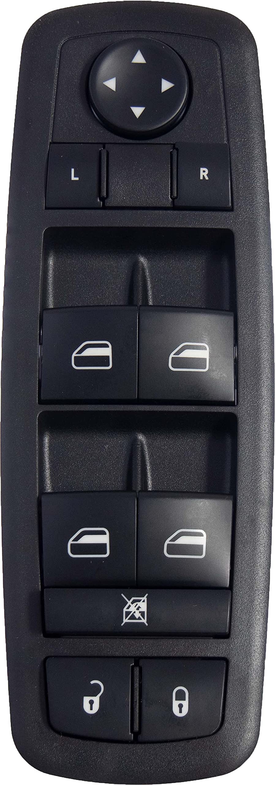 APDTY 157325 Master Power Window Switch & Door Lock Switch (Without Auto) - Compatible with Select Car Models for Smooth Window & Lock Operation