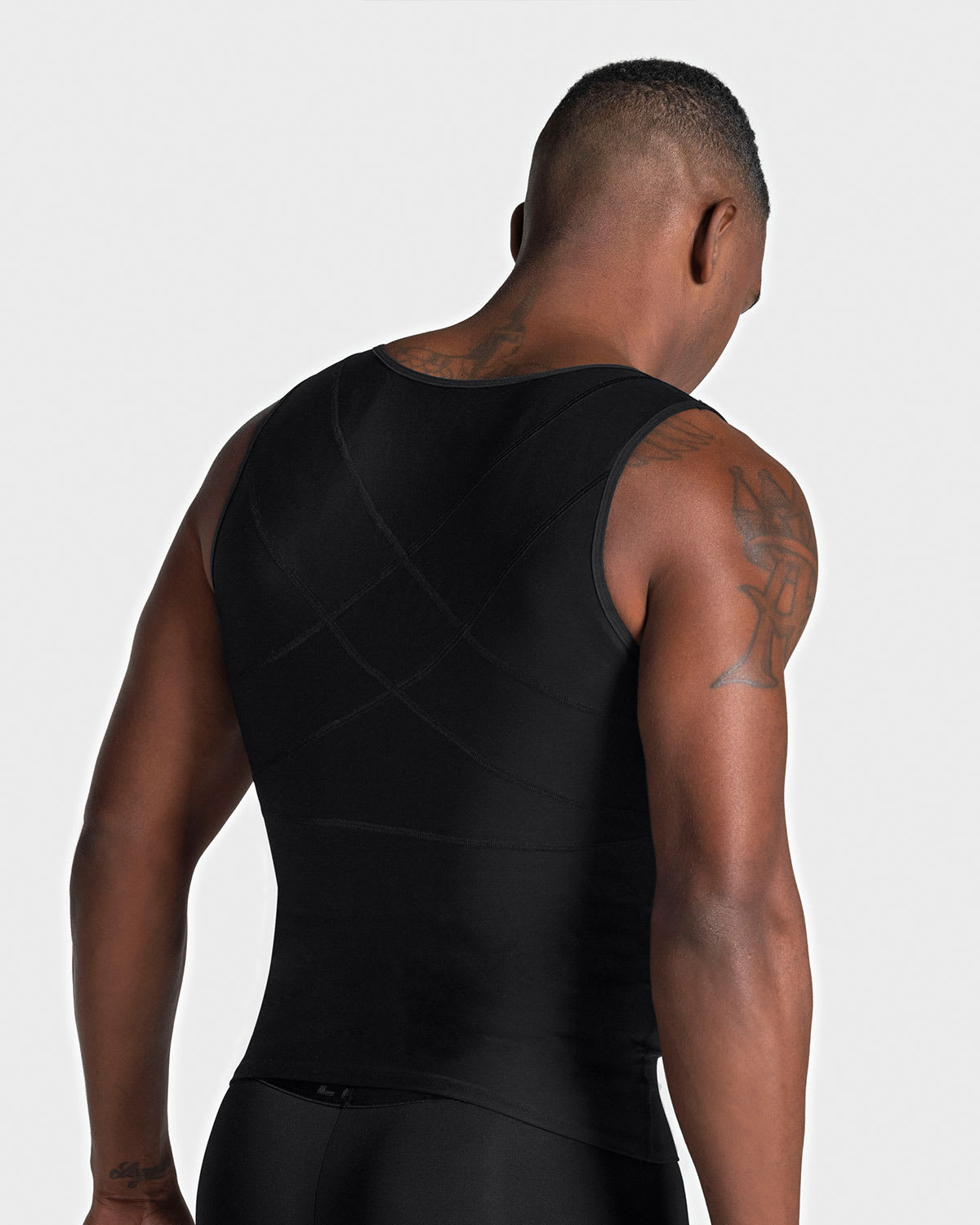 Post-Surgical Compression Vest for Men - Firm Support & Recovery Garment - Ideal for Post-Op Healing, Liposuction, and Tummy Tuck Recovery
