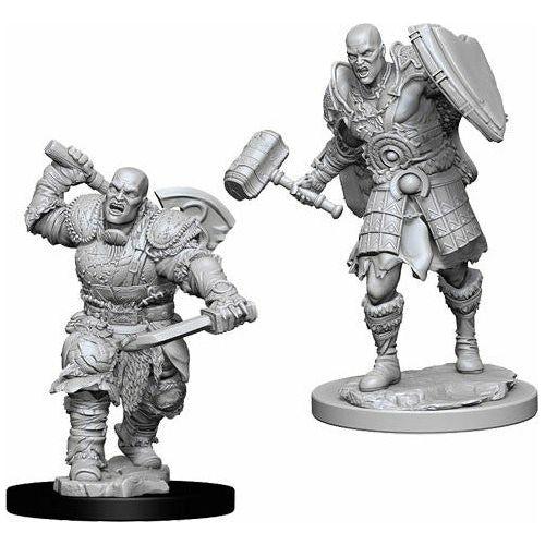 D&D Miniatures - Nolzur's Marvelous Miniatures Goliath Male Fighter Figurine for Tabletop RPG & Dungeons & Dragons Game Scenes