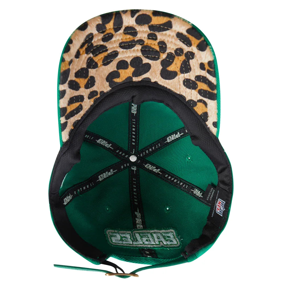 Philadelphia Eagles Cheetah Print Women's Snapback Hat - Official NFL Licensed Cap for Women, Game Day Fashion & Casual Wear