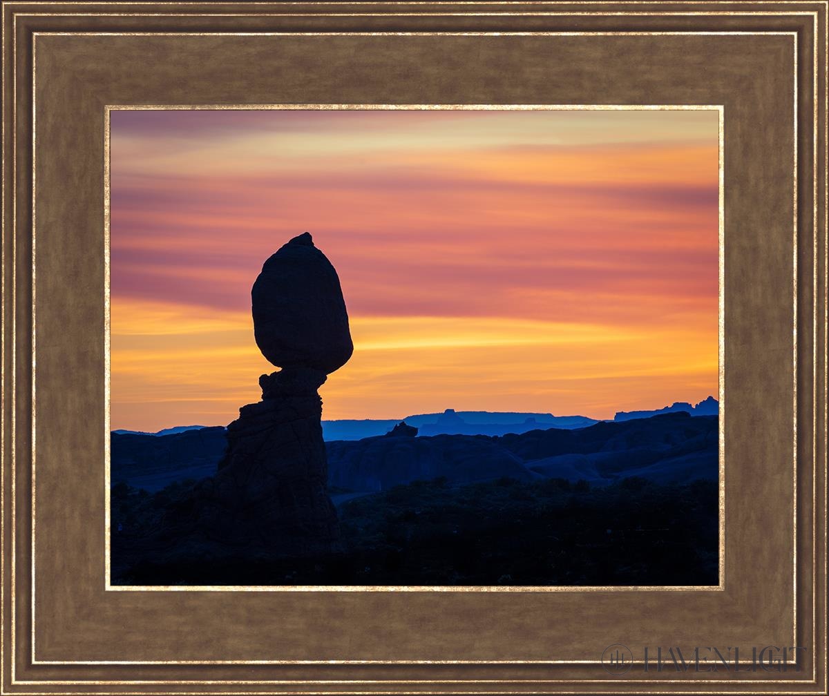 Balancing Rock at Sunset - Stunning Landscape Photo from Arches National Park Utah | Perfect for Wall Art, Home Decor & Travel Inspiration