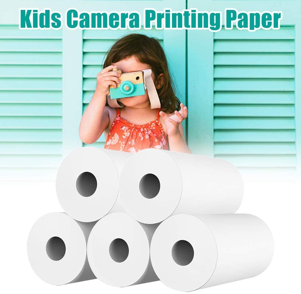 10 Rolls Kids Instant Camera Printing Paper - Thermal Wood Pulp Refill Paper for Children's Cameras | Perfect for Birthday Parties, School Events & Family Memories