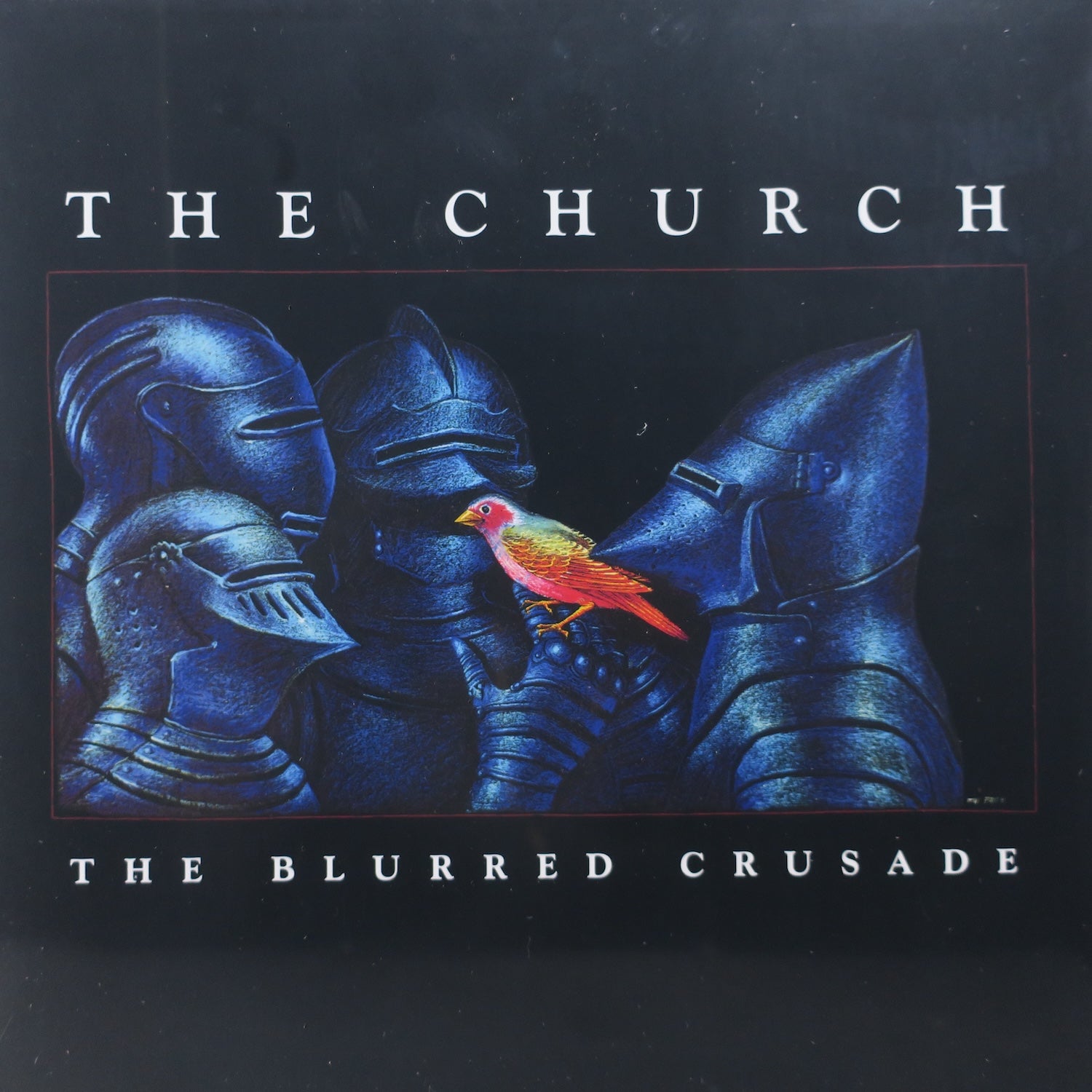 CHURCH 'Blurred Crusade' Limited Edition Blue Vinyl LP Record - Perfect for Music Collectors & Vinyl Enthusiasts