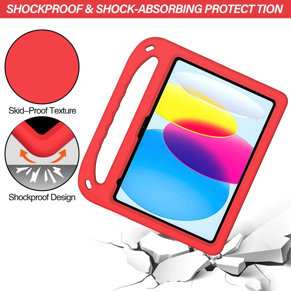 Durable iPad Pro 11 (2024) Shockproof Case with Screen Protector - Perfect for Kids, Travel & School Use
