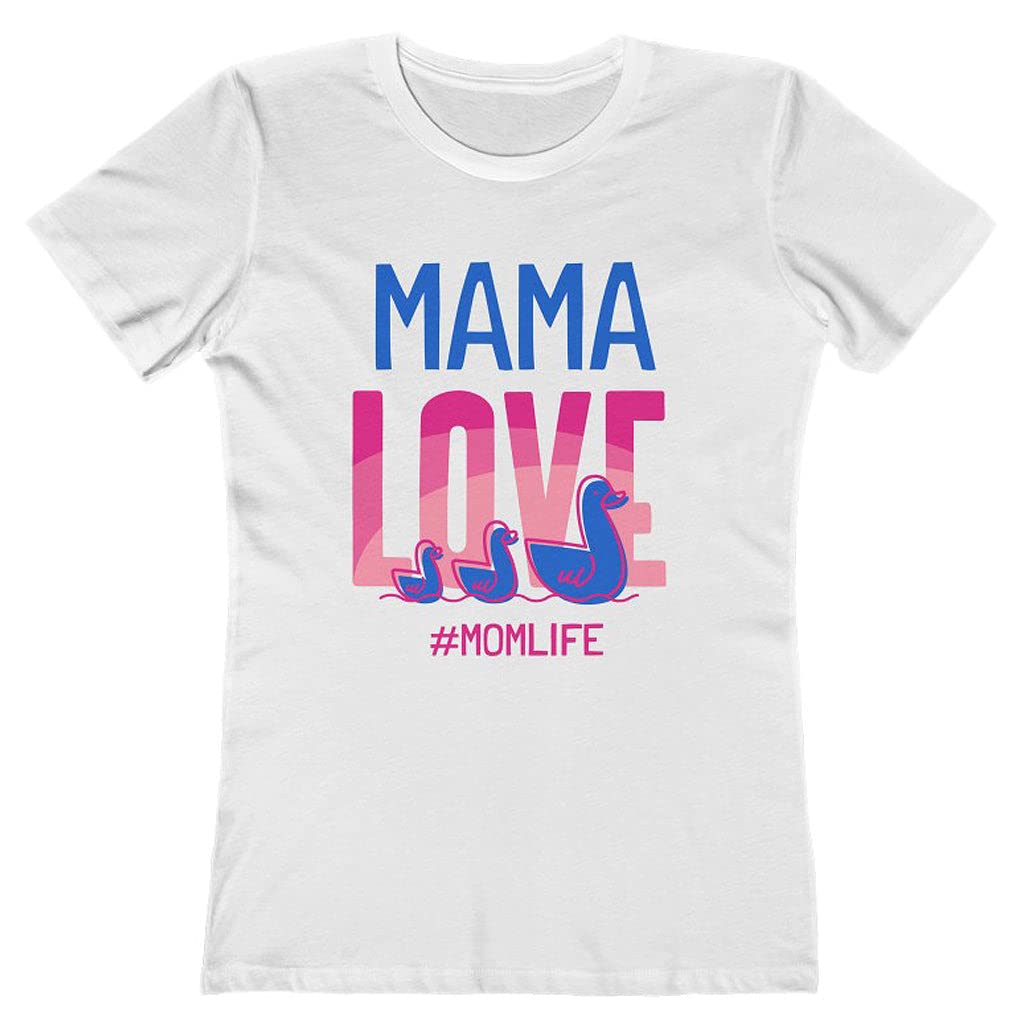 Blessed Mama Shirt - Cute Love Mom T-Shirt for Mothers Day Gift - Perfect for Family Photos, Church Events & Mother's Day Celebrations