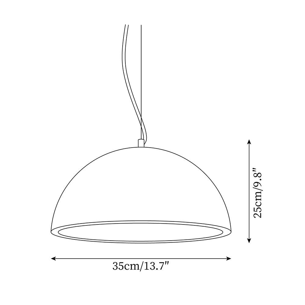 Melina Pendant Lamp - Modern Hanging Light Fixture for Kitchen Island, Dining Room & Bedroom | Elegant Glass Shade with Gold Finish