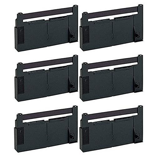 Compatible Replacement for Capital Imaging CIM5552-US Purple P.O.S. Printer Ribbons (6 Pack) - ERC-18P Alternative - Ideal for Retail Stores, Restaurants & Office Use