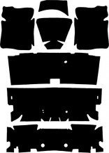 Premium 70-81 F-Body Car Underlay Sound Deadener Set - Noise Reduction & Heat Insulation for Camaro, Firebird & Trans Am - Perfect for Road Trips & Performance Driving