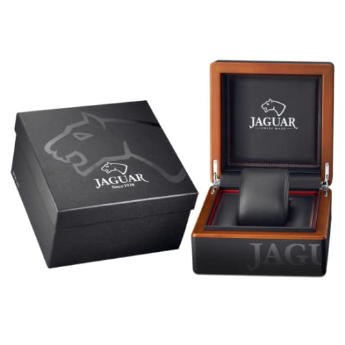 Jaguar Men's Quartz Watch J663/4 - Luxury Leather Strap Timepiece for Business, Casual & Formal Occasions | Perfect Gift for Men