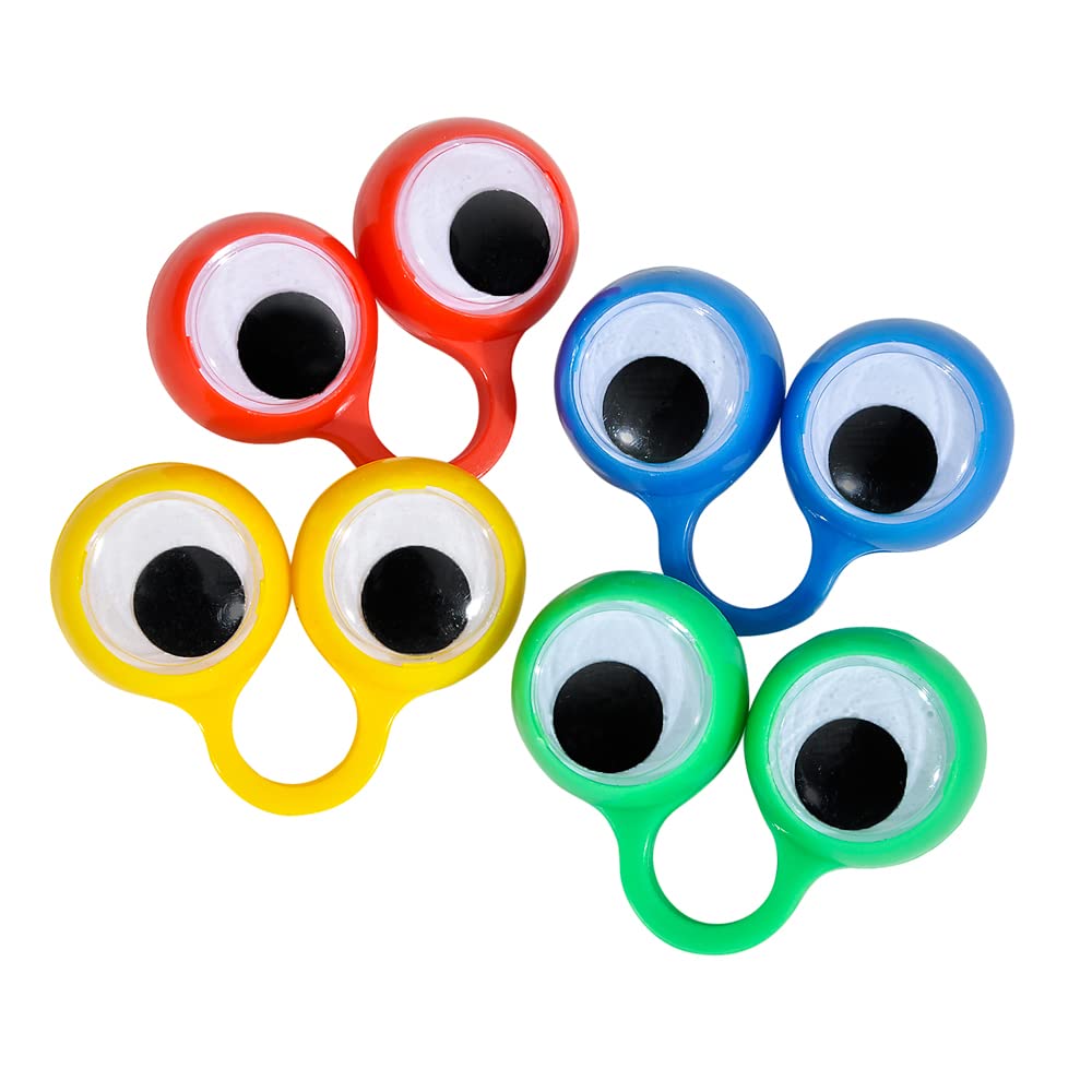 2.25 Inch Finger Eye Puppets for Kids - Fun & Interactive Toy for Storytelling, Classroom Activities & Playtime - Rhode Island Novelty