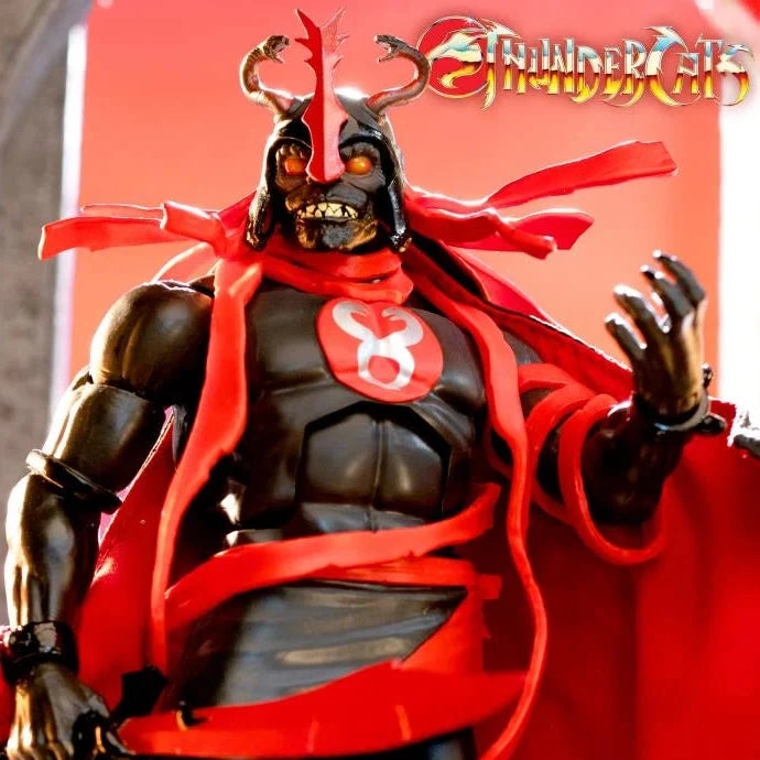 Mumm Ra the Ever Living - Exclusive Black & Red Version | ThunderCats ULTIMATES! Action Figure | Collectible Toy for Fans & Display