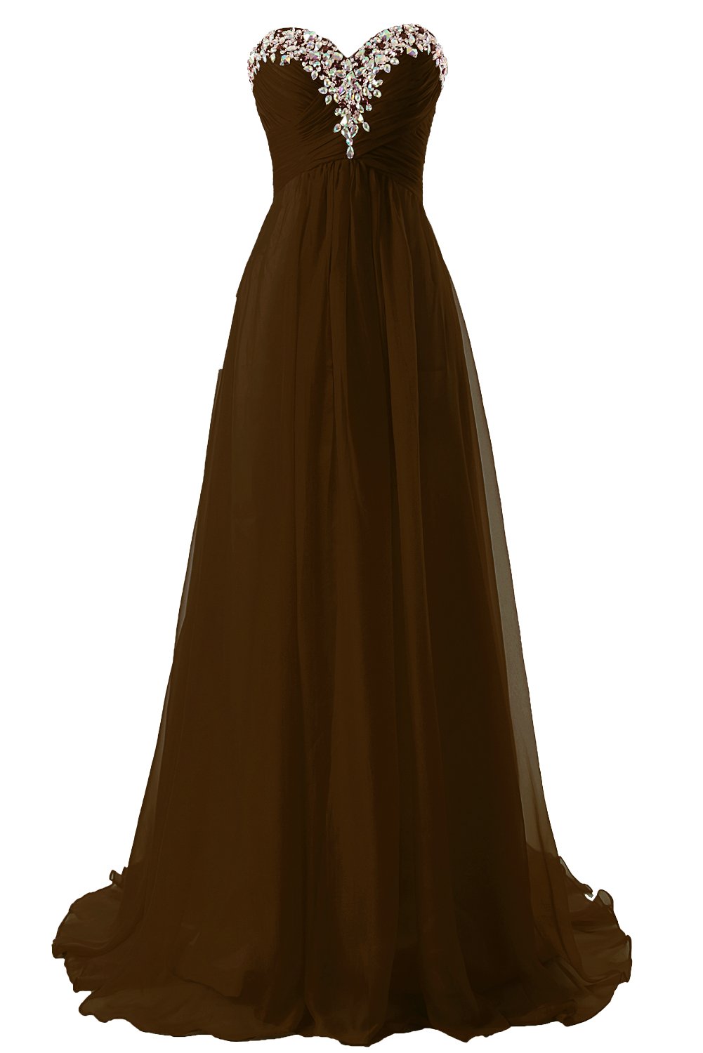 JAEDEN Elegant Long Chiffon Prom Dress & Bridesmaid Gown - A-Line Formal Evening Dress for Homecoming, Wedding Party & Special Occasions