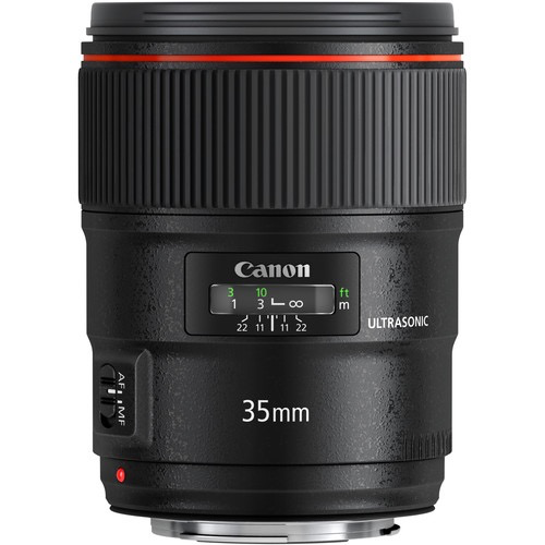 Canon EF 35mm F1.4L II USM Wide Angle Lens for Portrait & Landscape Photography - Perfect for Professional DSLR Cameras, Low Light Shooting & Travel Photography