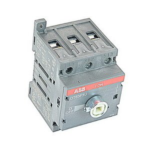 ABB OT80F3U 3-Pole Disconnect Switch 80A 600VAC 40HP - Heavy Duty Industrial Electrical Safety Switch for Motors & Equipment