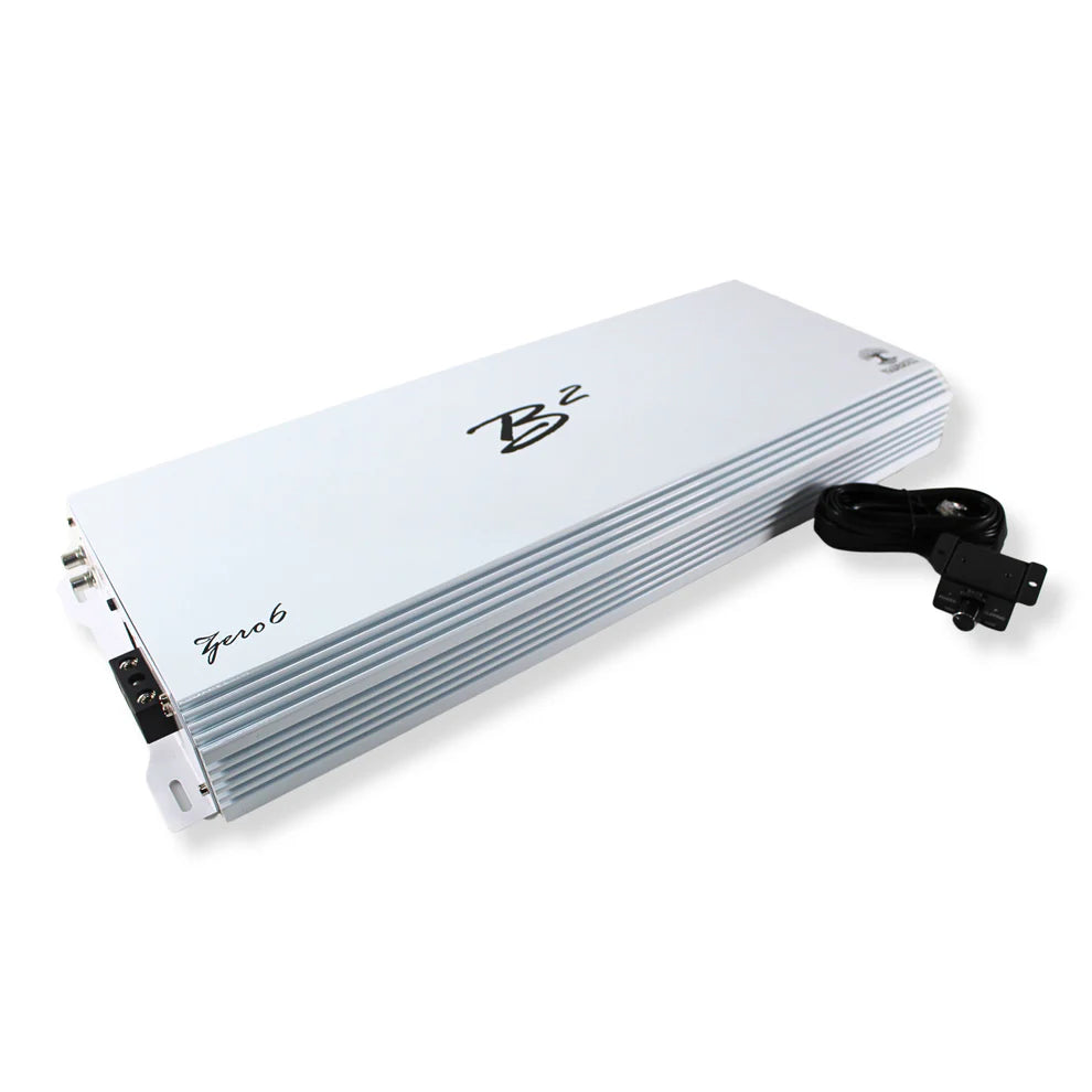 B2 Audio ZERO Yggdrasil 6000W 1 Ohm Monoblock Class D Car Amplifier - High Power Bass Boost for Subwoofers in Trucks & SUVs