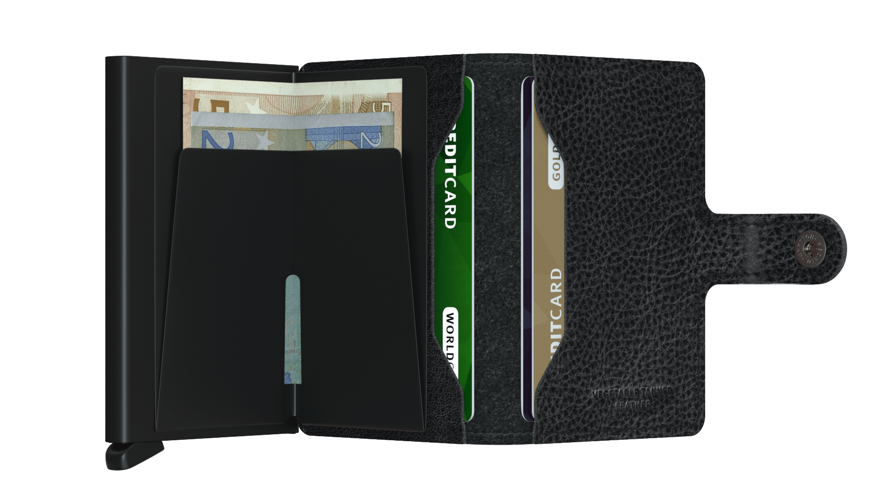SECRID Miniwallet Vegan Leather RFID Blocking Slim Wallet - Perfect for Travel, Business & Everyday Use