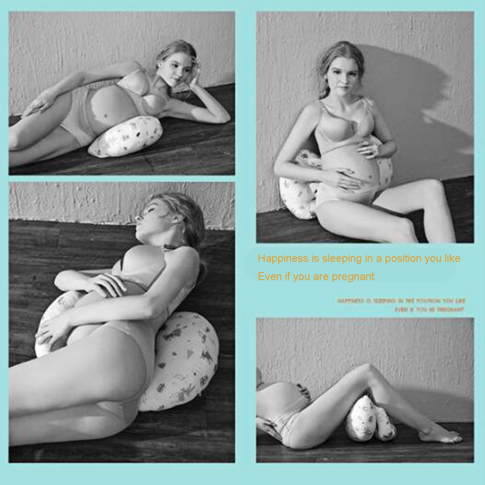 **Pregnancy Pillow for Side Sleepers - Adjustable Maternity Support Pillow with Waist & Back Cushion, Nursing Feeding Pillow & Bed Wedge (Grey) – Ideal for Comfort During Pregnancy, Breastfeeding & Postpartum Recovery**