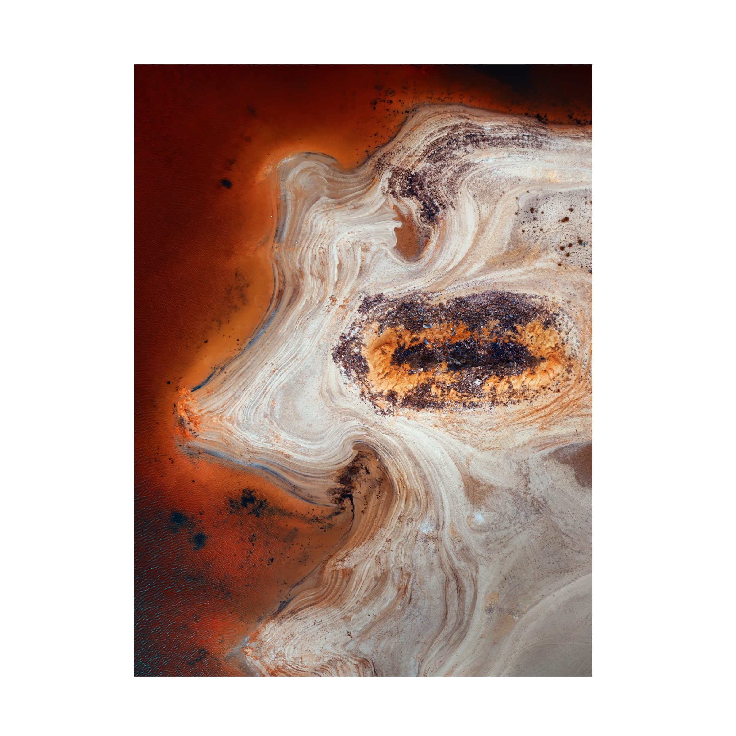 Juan Pablo De 'Some Earth 2' Canvas Wall Art Print - Modern Abstract Landscape Painting for Living Room, Bedroom & Office Decor | Trademark Fine Art Collection