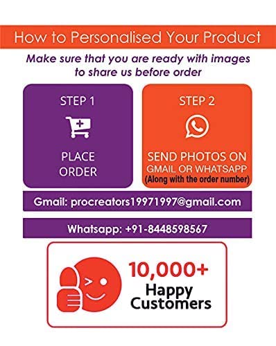 Customized Personalized Water Bottles & Sipper Bottles - Add Your Photo, Name, or Company Logo - Perfect Birthday Gift, Anniversary Gift for Office, Gym, Travel & Outdoor Activities