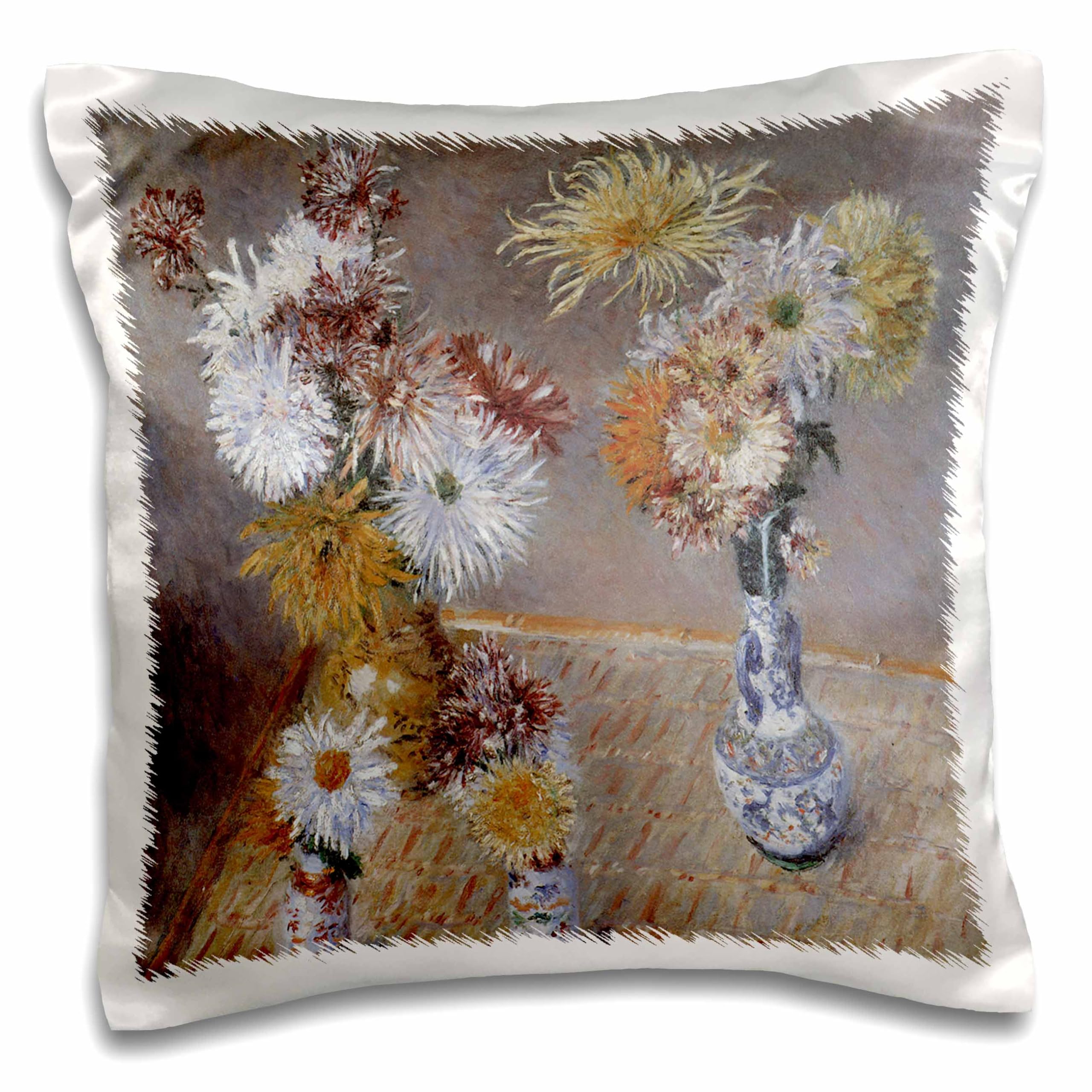 3D Rose Floral Design Soft Cotton Pillowcases Set of 2 - Decorative Bedding for Home Decor, Living Room & Bedroom Accessories - Perfect for Gift, Wedding & Housewarming
