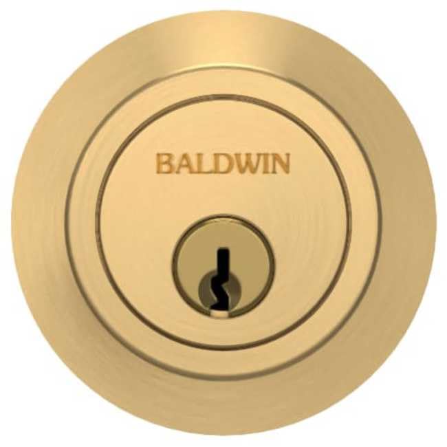 Baldwin Hardware 8241.102 Single Cylinder Deadbolt Lock - High Security Door Lock for Home, Office & Commercial Use