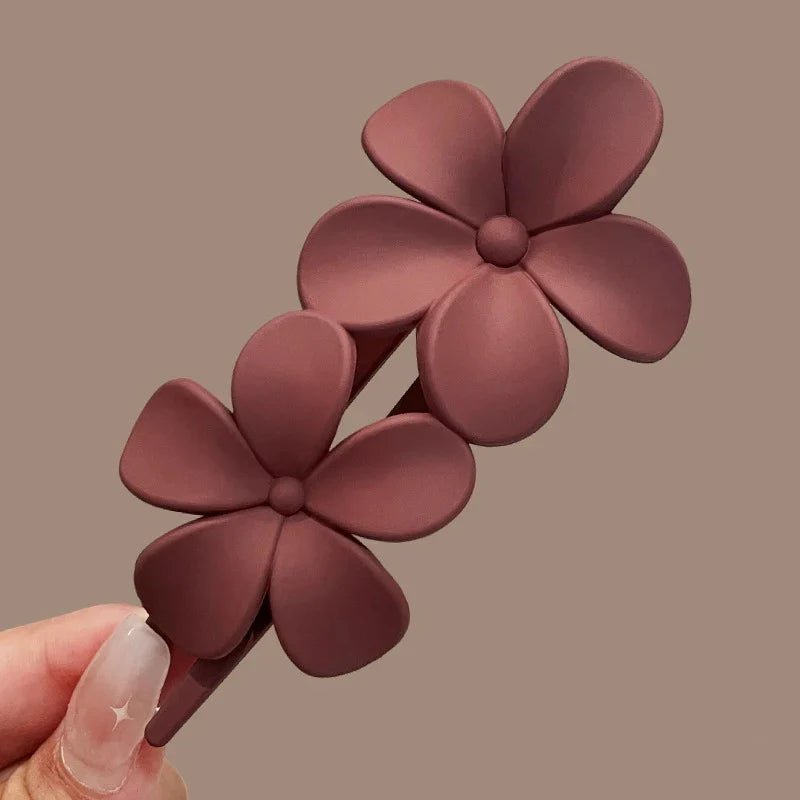 Double Flower Hair Clips - Elegant and Practical Hair Accessories for Women, Girls | Perfect for Weddings, Parties, and Everyday Styling