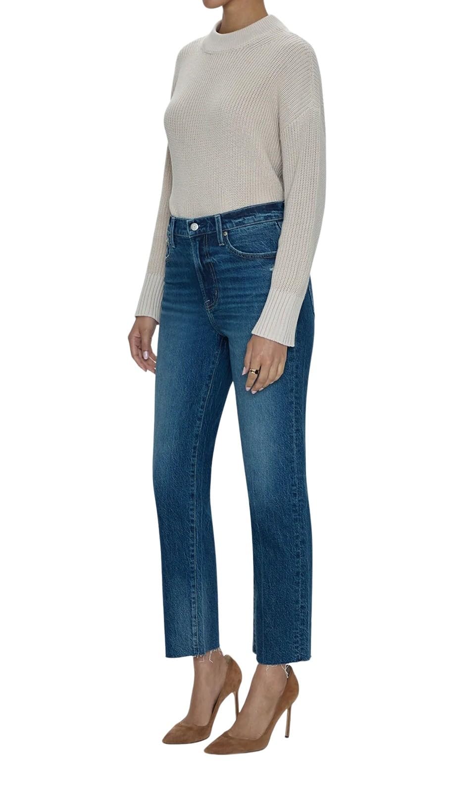 Pistola Denim Women's Charlie High Waist Skinny Jeans - Stretch Comfort Fit for Casual & Work Wear - Perfect for Everyday Outfits, Office, and Date Nights