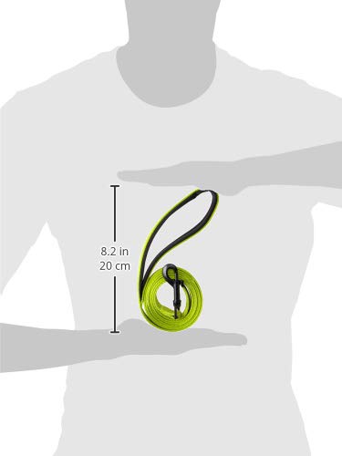Alcott Flexi Explorer Retractable Dog Leash - Medium Size (16ft) Green - Adjustable Hands-Free Belt Clip for Hiking, Running & Outdoor Adventures with Your Pet