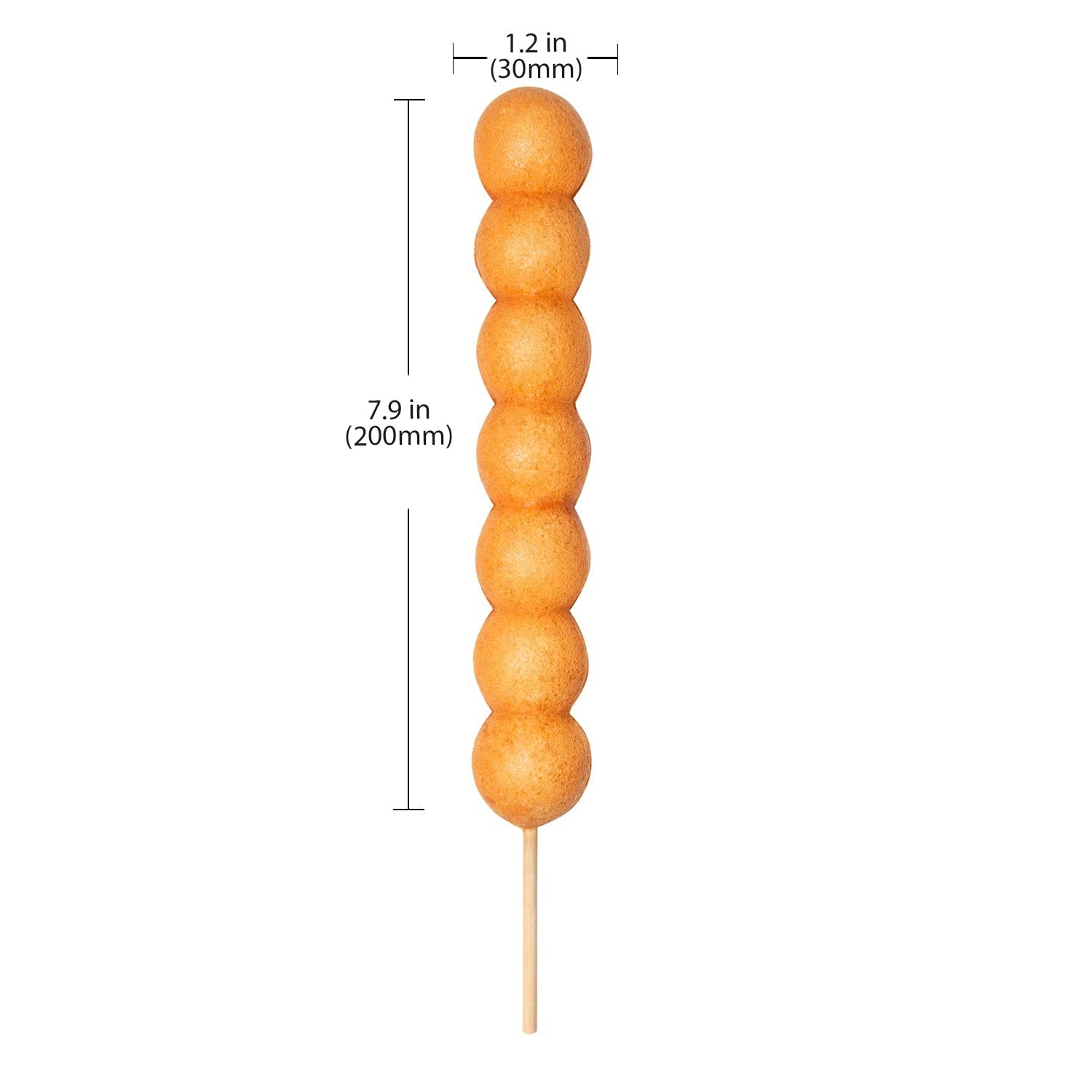 ALDKitchen 3 Beads-Shaped Waffle Stick Maker Machine - 110V Electric Non-Stick Waffle Iron for Homemade Belgian Waffles on Sticks - Perfect for Breakfast, Parties, and Kids Snacks