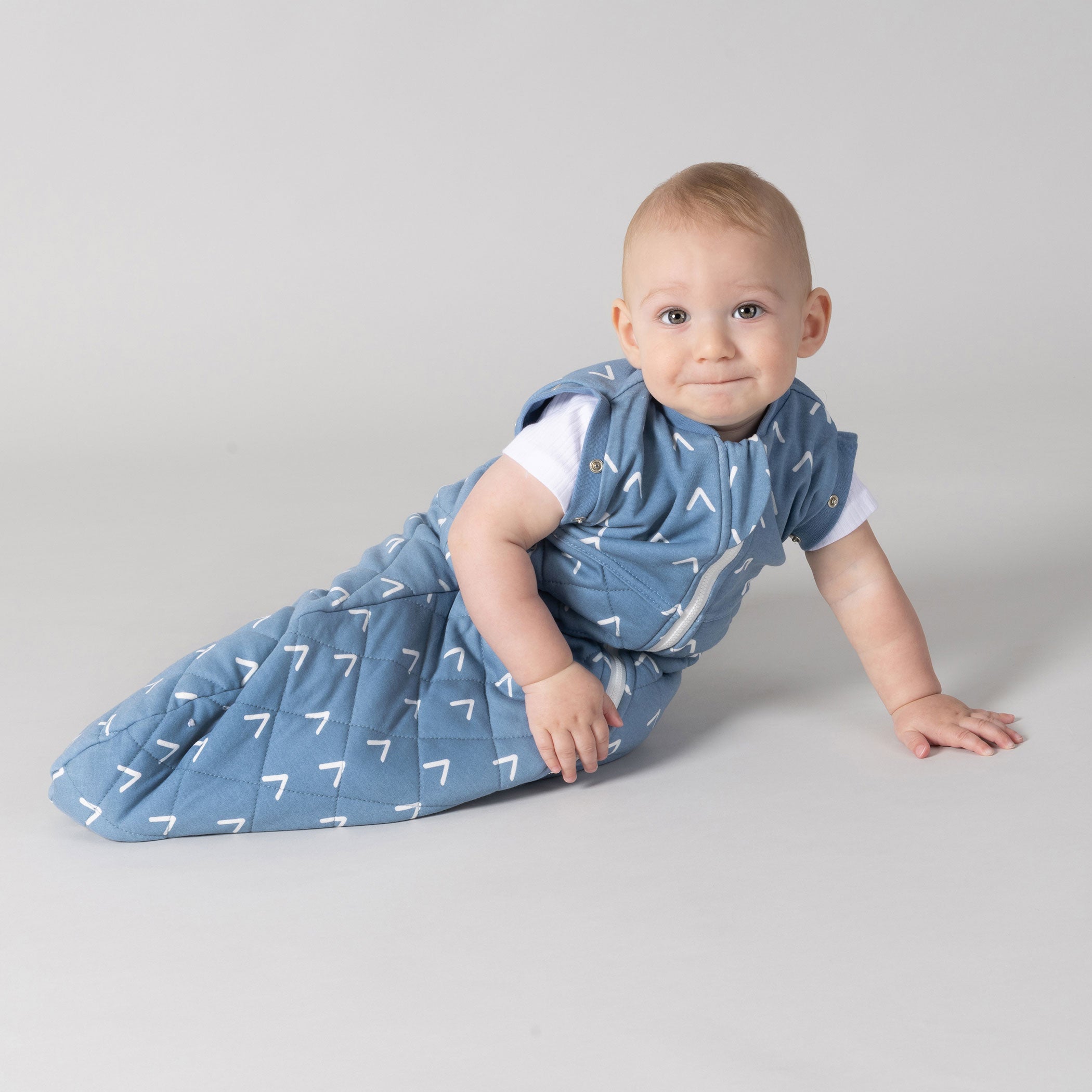 Nordic 2.5 TOG Swaddle Sleep Bag for Babies - Soft Denim Baby Sleeping Sack - Perfect for Nursery, Daycare & Travel
