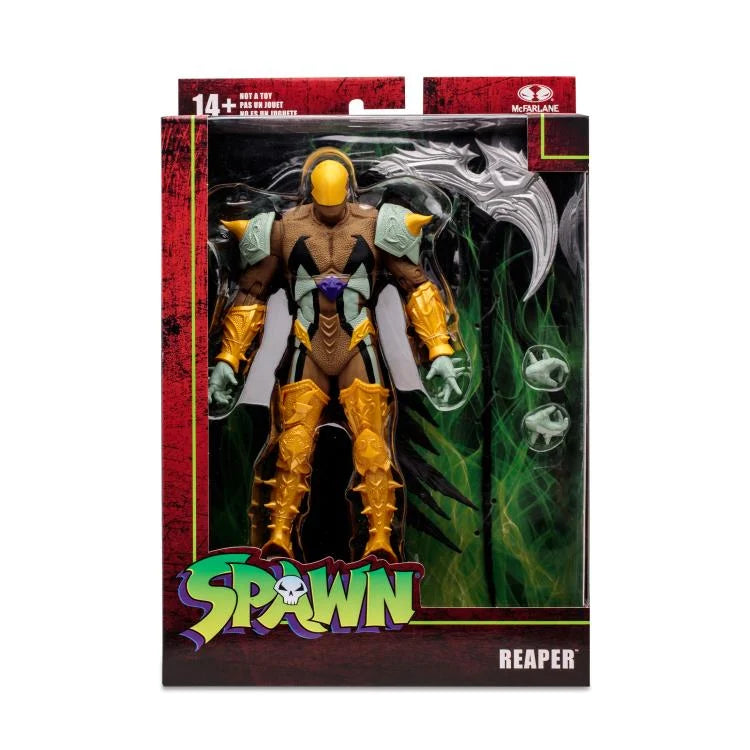 Spawn's Universe Reaper Action Figure - Collectible 7-Inch Articulated Figure for Display & Play - Perfect for Fans, Collectors, and Cosplay Scenes