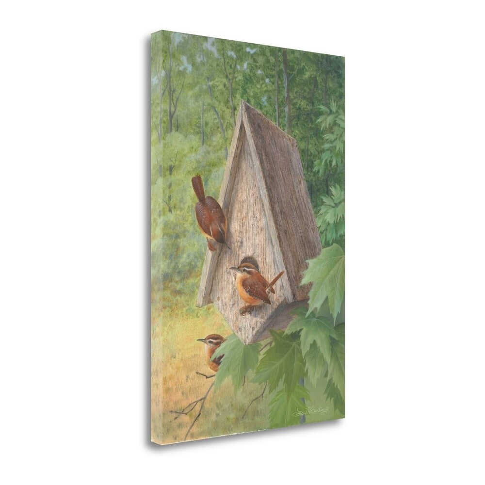 Bird House By Bob Henley - Fine Art Giclee Print on Gallery Wrap Canvas - Ready to Hang Wall Decor - Perfect for Living Room, Bedroom & Office Art
