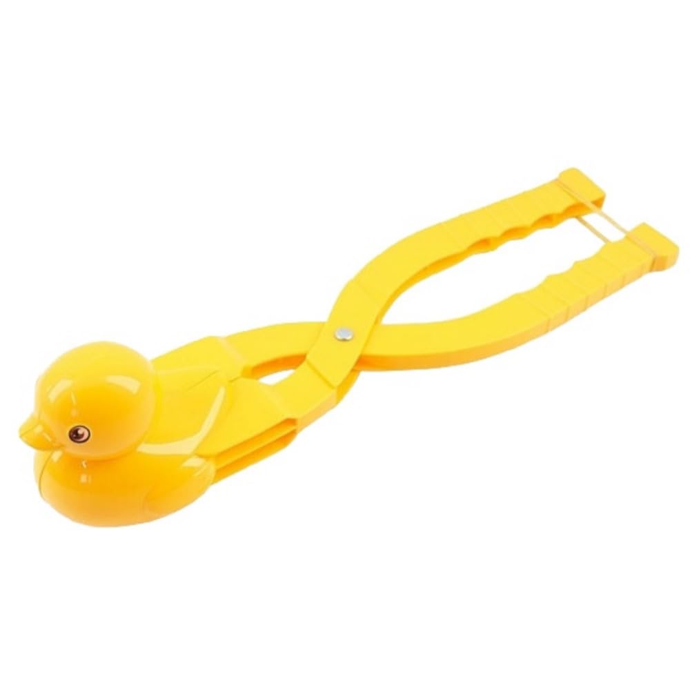 Durable Snowball Maker Tool with Handle for Kids & Adults - Cartoon Duck Design for Winter Outdoor Play - Perfect for Snowball Fights, Snowman Building & Family Fun Activities