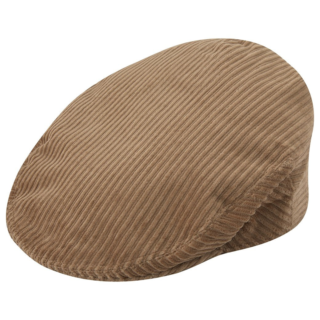 Heydon Beige Corduroy Flat Cap for Men - Vintage Style Cotton Hat for Casual Outfits & Outdoor Activities