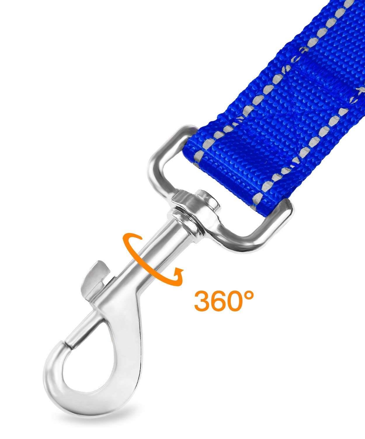 Joytale Reflective Dog Collar and Leash Set - 5FT Nylon Leash with 3/4