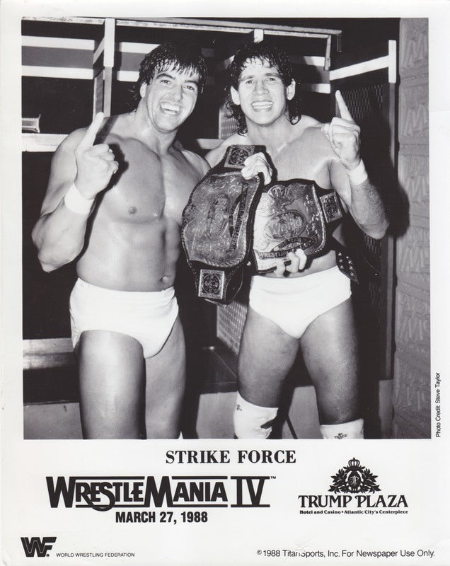 1988 WWF Tag Team Champions Strike Force WM4 Wrestling Action Figure - Vintage Collectible for Wrestling Fans & Memorabilia Enthusiasts - Perfect for Display, Gifts, and Nostalgic Wrestling Collections