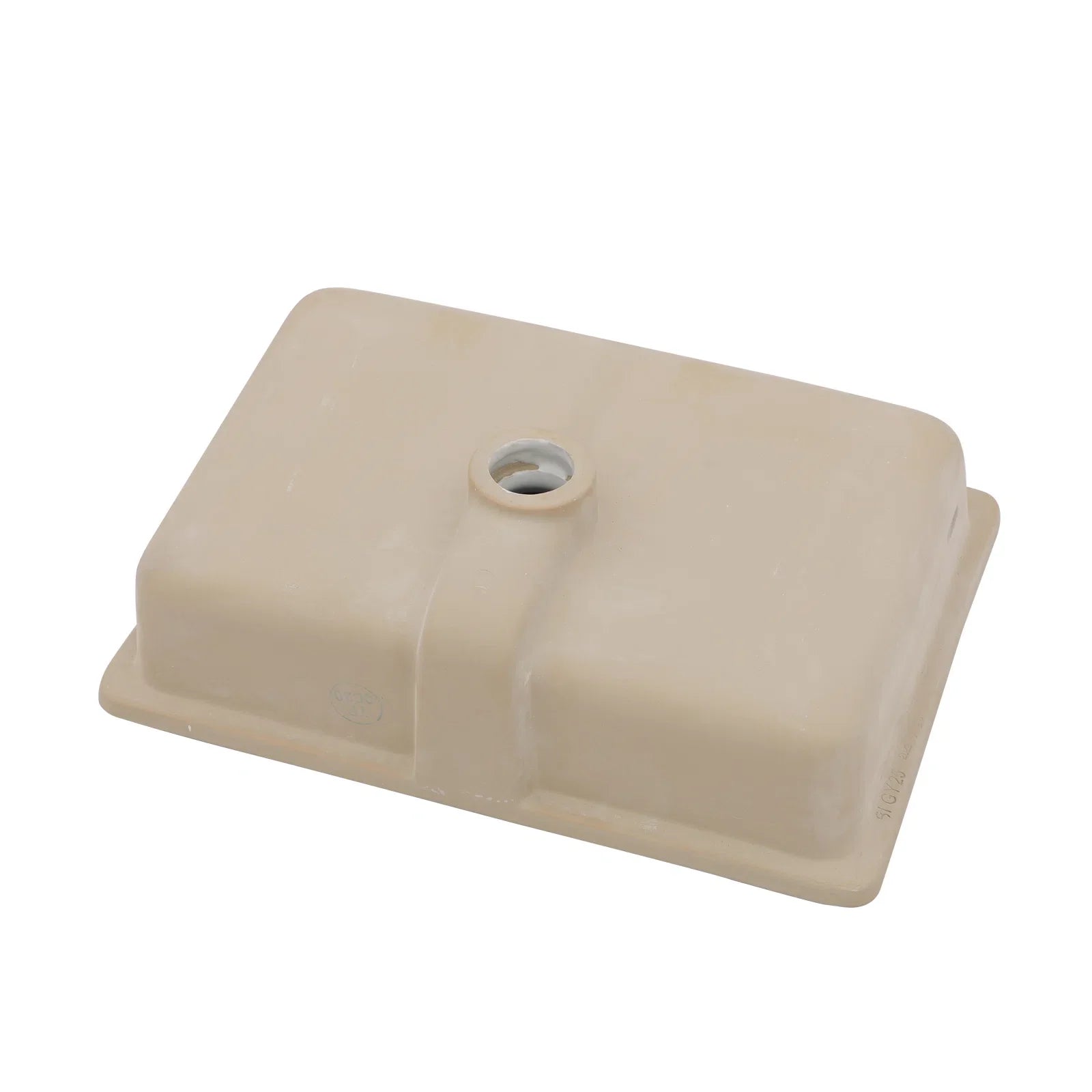 Premium White Ceramic Undermount Bathroom Sink - Rectangular Design with Overflow - Perfect for Modern Vanities, Powder Rooms & Guest Bathrooms