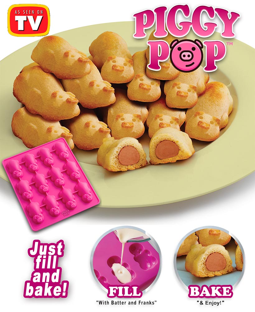Piggy Pop - Fun & Interactive Bubble Blowing Toy for Kids | Outdoor Play, Birthday Gifts, Party Favors | Perfect for Backyard Games, Park Adventures & Family Bonding Time