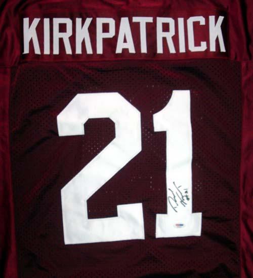 Authentic Alabama Crimson Tide Dre Kirkpatrick Autographed Red Jersey - PSA/DNA Certified RookieGraph #29381 - Perfect for College Football Fans, Collectors & Memorabilia Displays