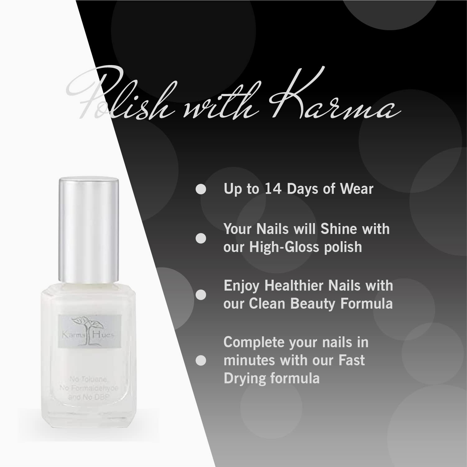 Organic Vegan Nail Polish - Non-Toxic, Cruelty-Free French White for Nail Art