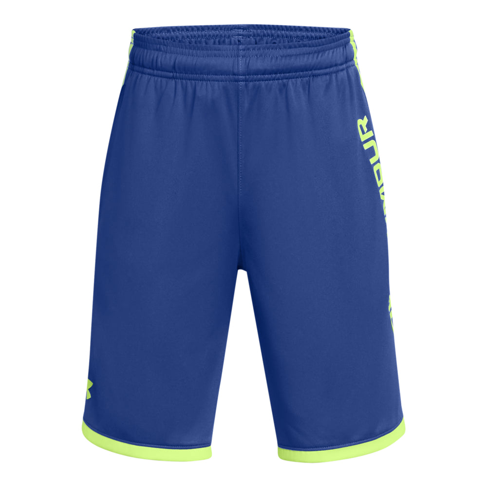 Under Armour Boys' Youth Stunt 3.0 Athletic Shorts with Cool Print - Comfortable Workout & Basketball Shorts for Active Kids